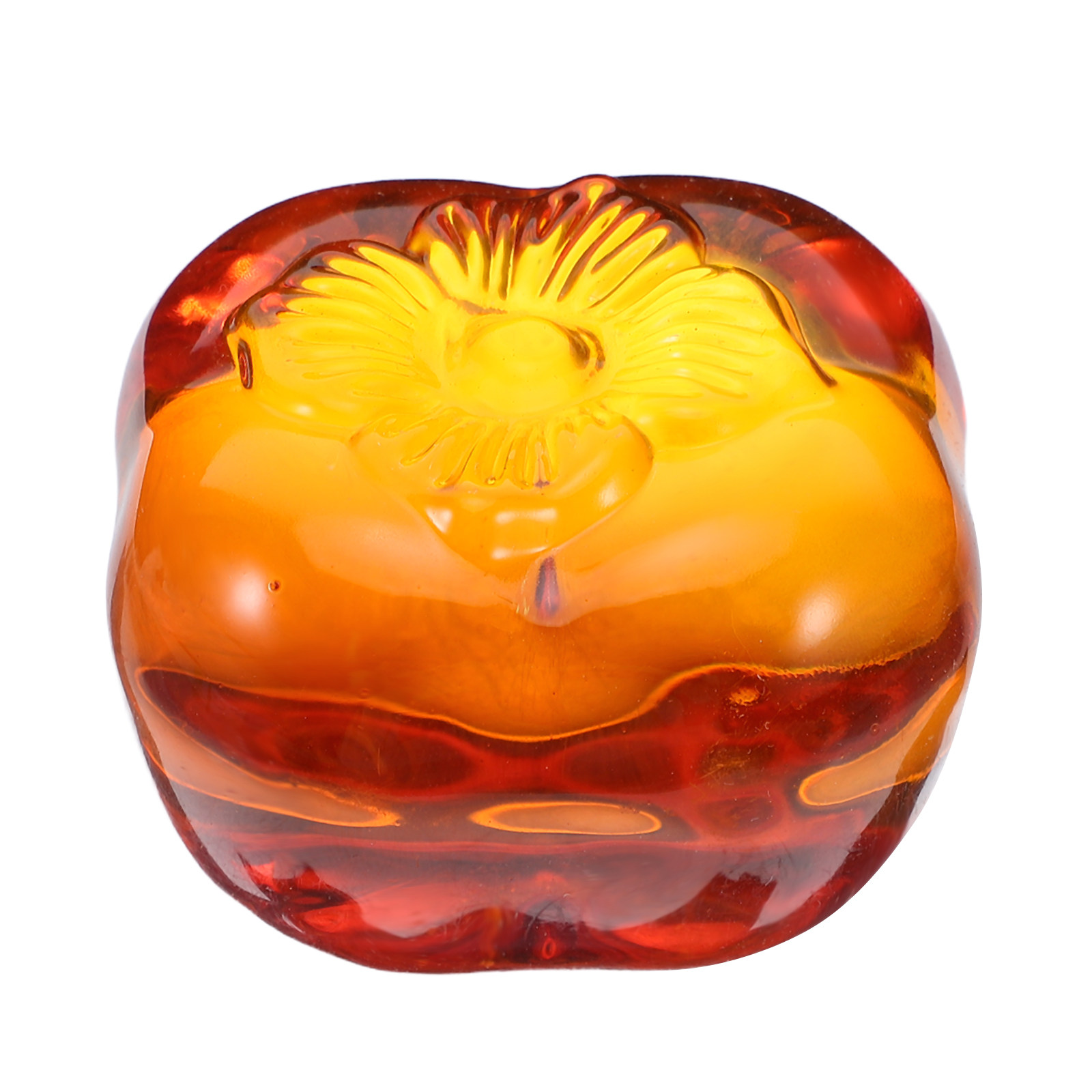 Heavy Crystal Persimmon Paperw - Paper Weight Crystal บทวิจารณ์และราคา