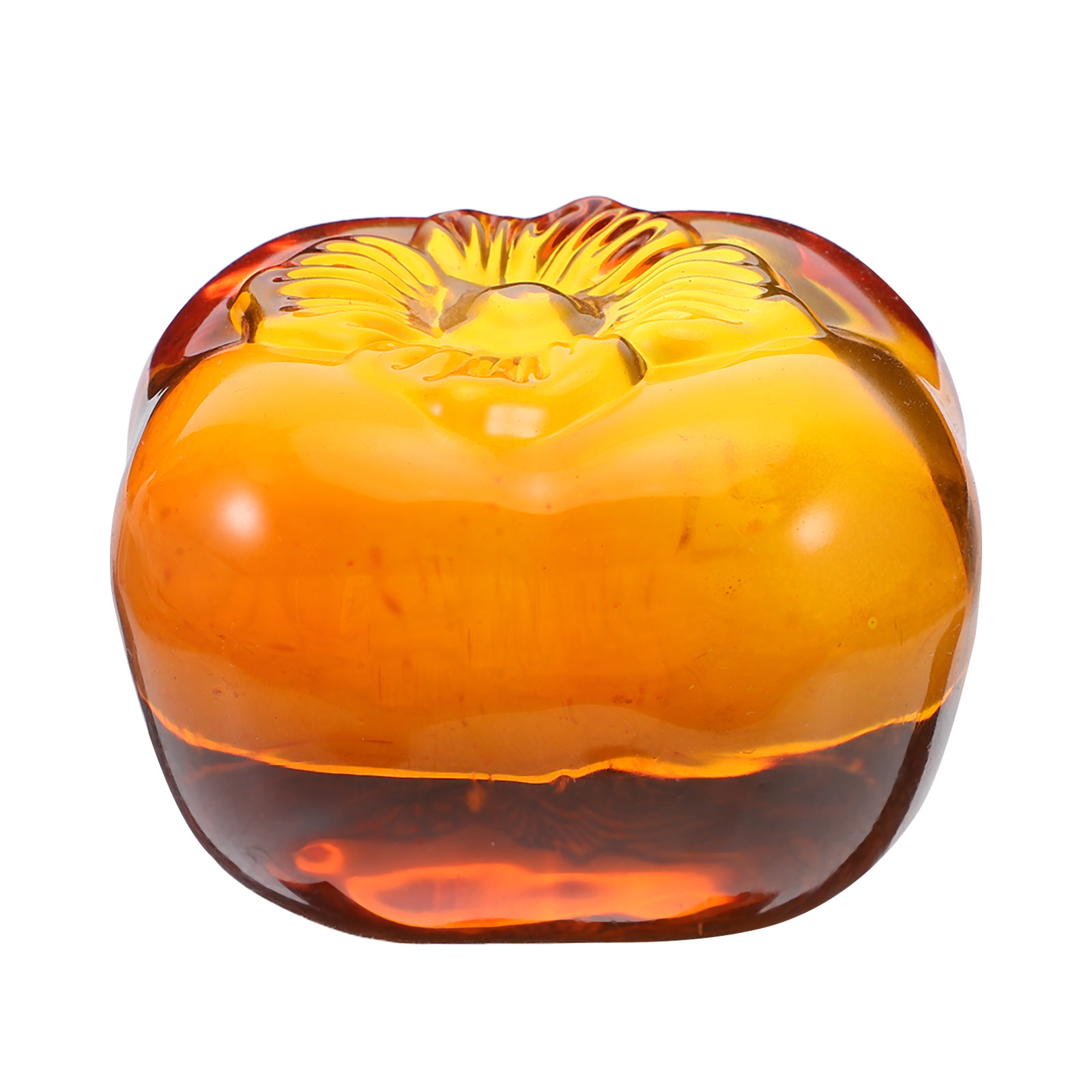 Heavy Crystal Persimmon Paperw - Paper Weight Crystal บทวิจารณ์และราคา
