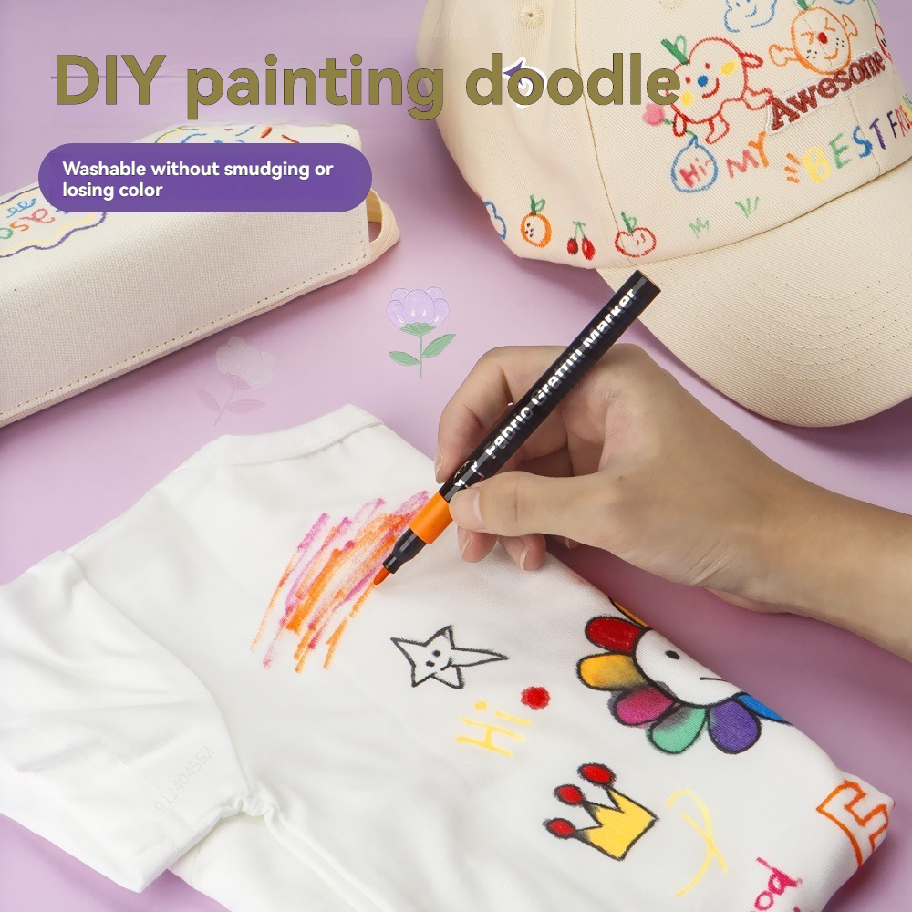 6/30 Colors Fabric Markers Pen - Correction Pen Fine บทวิจารณ์และราคา