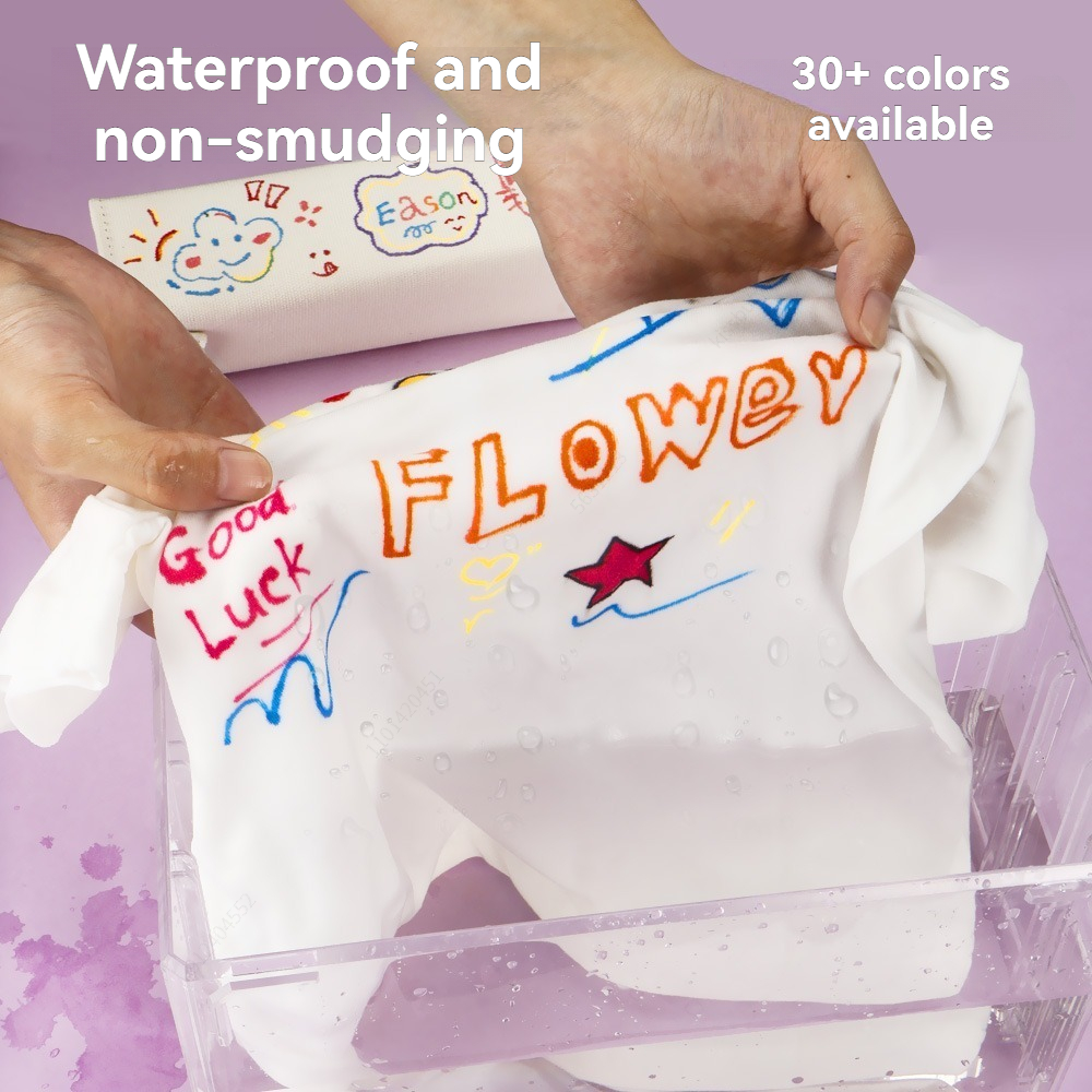 6/30 Colors Fabric Markers Pen - Correction Pen Fine บทวิจารณ์และราคา