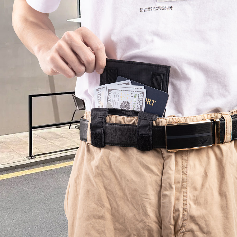 RFID Blocking Money Belt Anti  - Index Card Holder บทวิจารณ์และราคา