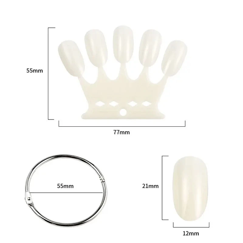 50pcs/pack Crown Shape False T - Gel Refill Pack บทวิจารณ์และราคา