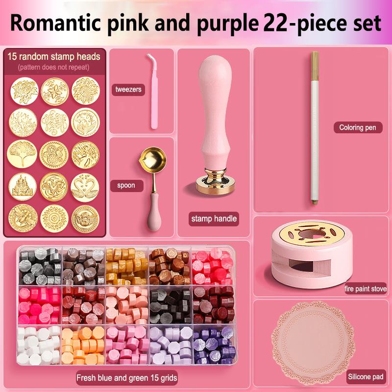 Wax Seal Stamp Set Lacquered S - Wax Seal Stamp Set บทวิจารณ์และราคา