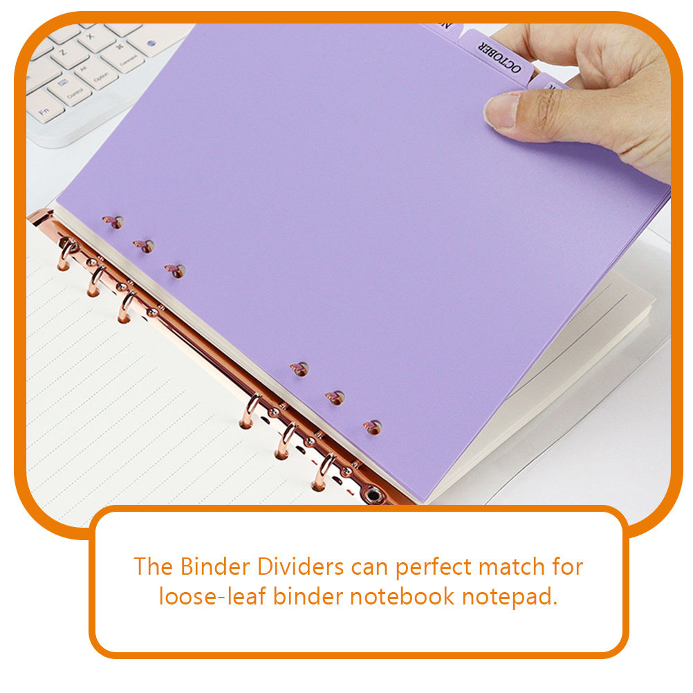 6pcs Notebook Refill Dividers  - Tab Divider A4 บทวิจารณ์และราคา