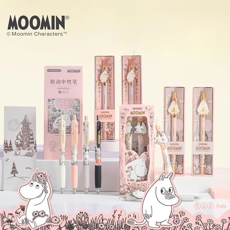 Moomin Cute Retractable Gel Pe - Correction Pen Fine บทวิจารณ์และราคา