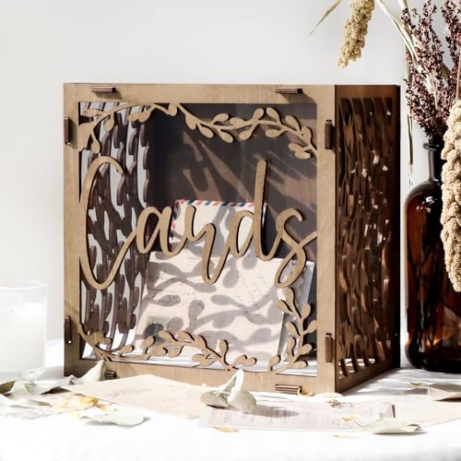 Wedding Card Box wit ow, wn Wo - Card Index Box บทวิจารณ์และราคา