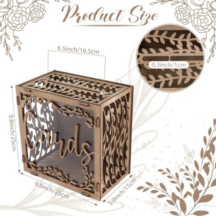 Wedding Card Box wit ow, wn Wo - Card Index Box บทวิจารณ์และราคา