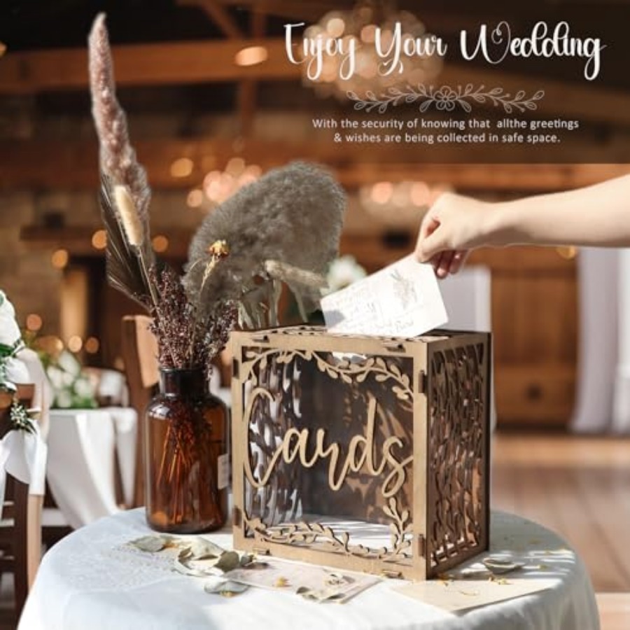 Wedding Card Box wit ow, wn Wo - Card Index Box บทวิจารณ์และราคา