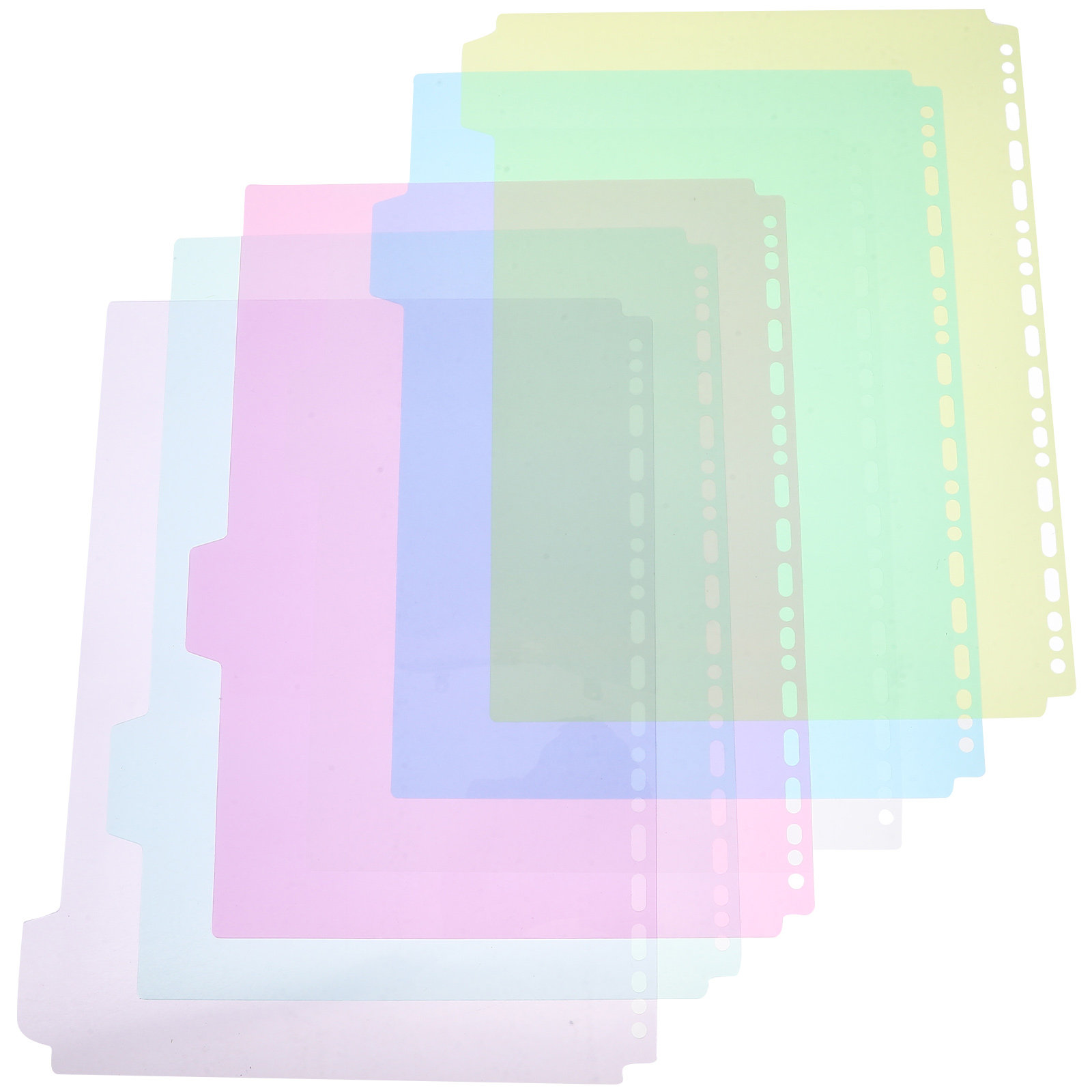 6Pcs Sturdy PP Tabbed Binder D - Tab Divider A4 บทวิจารณ์และราคา