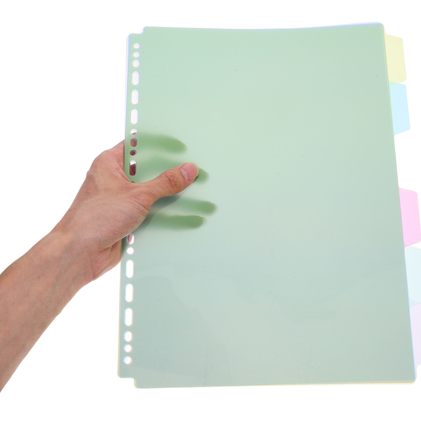 6Pcs Sturdy PP Tabbed Binder D - Tab Divider A4 บทวิจารณ์และราคา