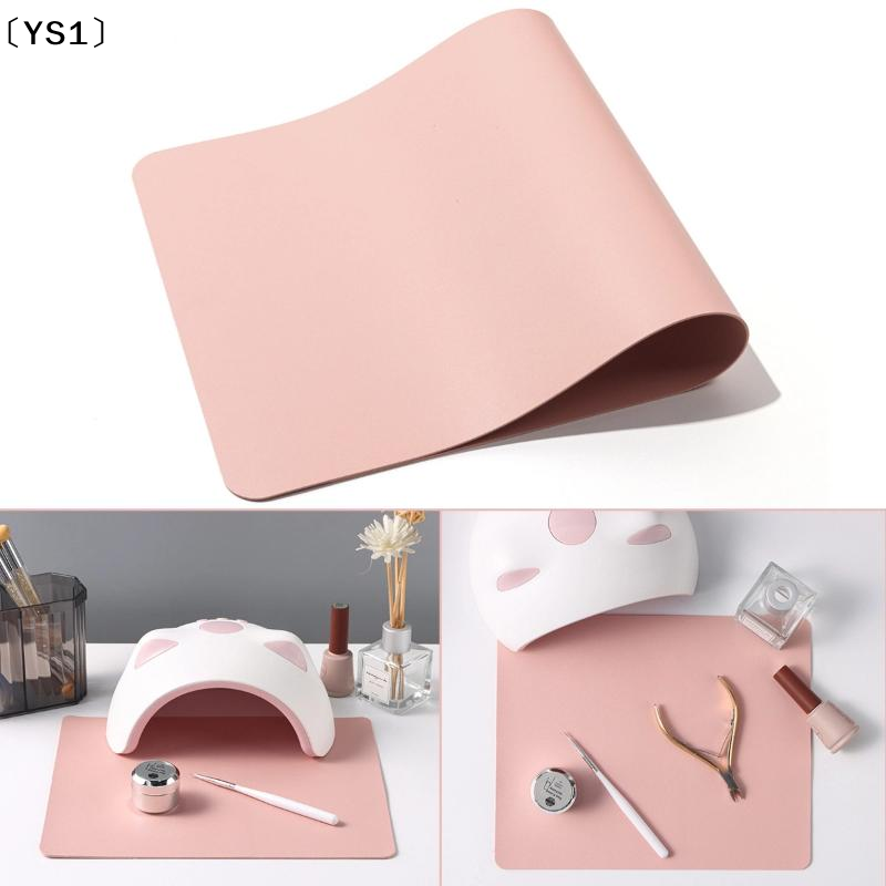 〔YS1〕Foldable PU Leather Nail  - Leather Desk Pad บทวิจารณ์และราคา