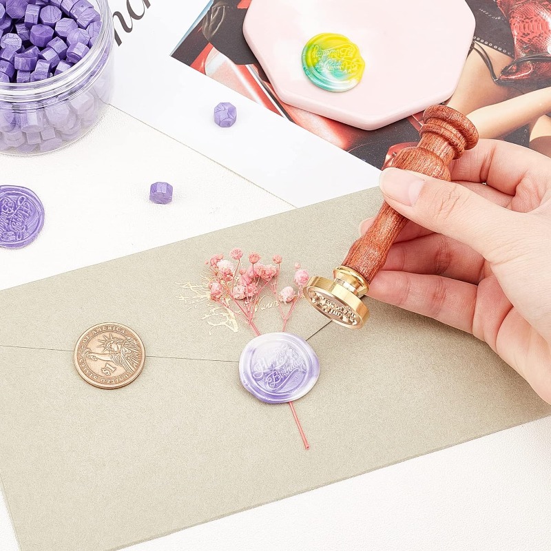 1 Set Castle Wax Seal Stamp Fi - Wax Seal Stamp Set บทวิจารณ์และราคา