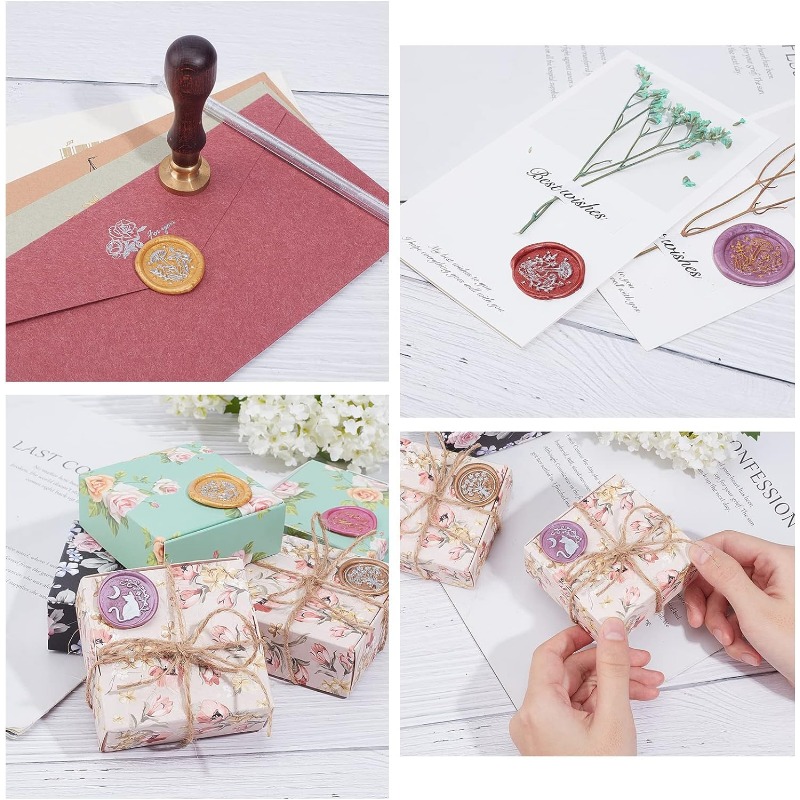 1 Set Castle Wax Seal Stamp Fi - Wax Seal Stamp Set บทวิจารณ์และราคา