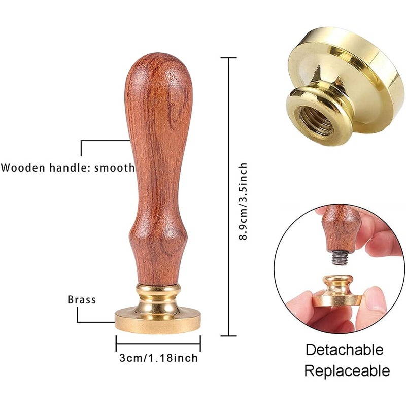 1 Set Castle Wax Seal Stamp Fi - Wax Seal Stamp Set บทวิจารณ์และราคา