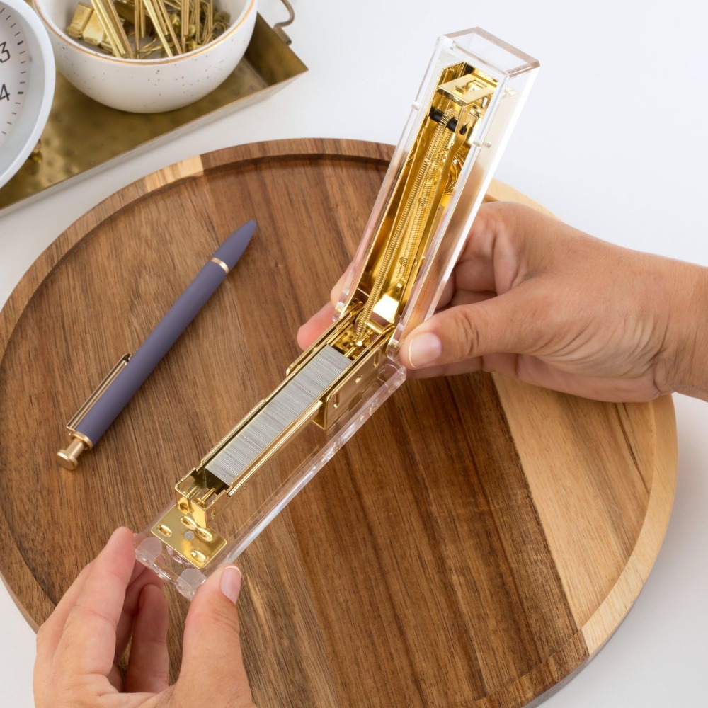 Clear Acrylic Stapler, 20 Shee - Stapler Half Strip บทวิจารณ์และราคา