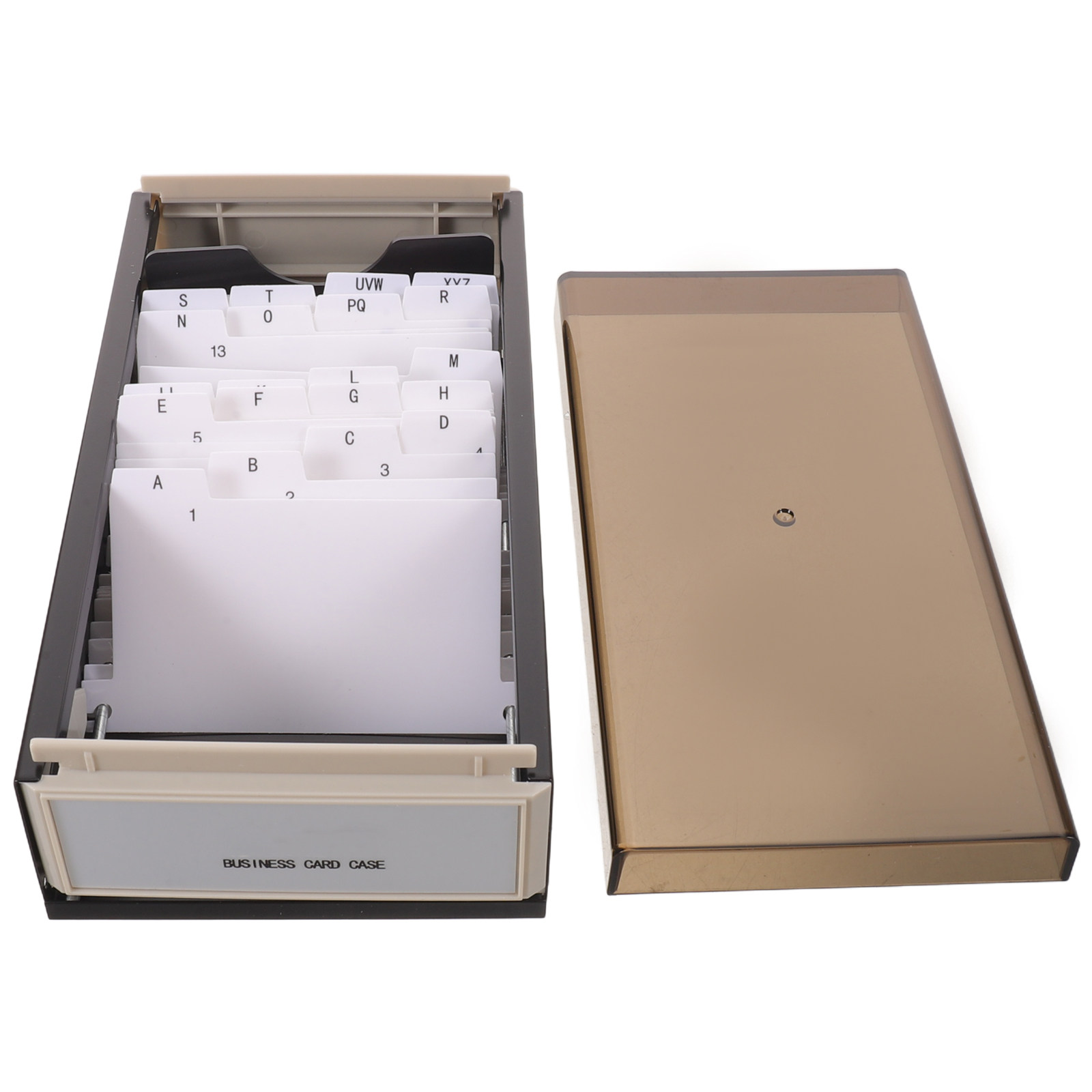 Business Card File Organizer L - Card Index Box บทวิจารณ์และราคา