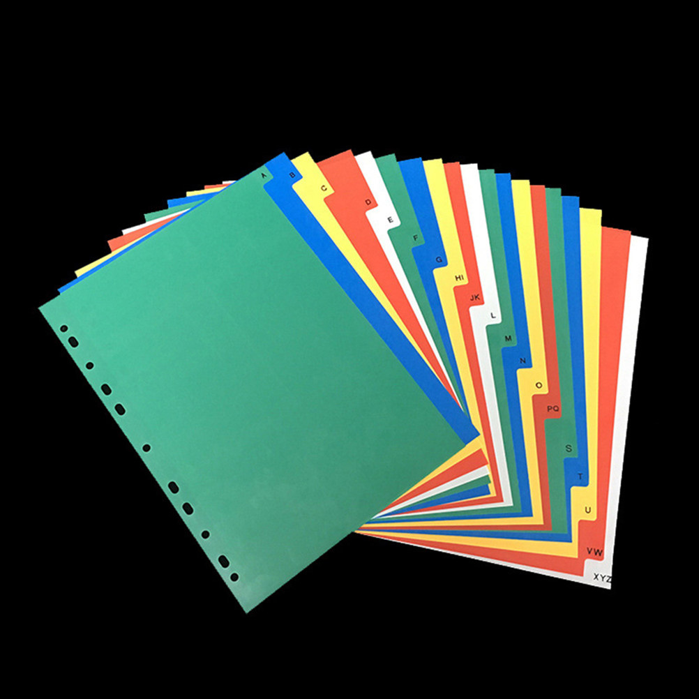 40Pcs A4 Multi-Color Classifie - Tab Divider A4 บทวิจารณ์และราคา
