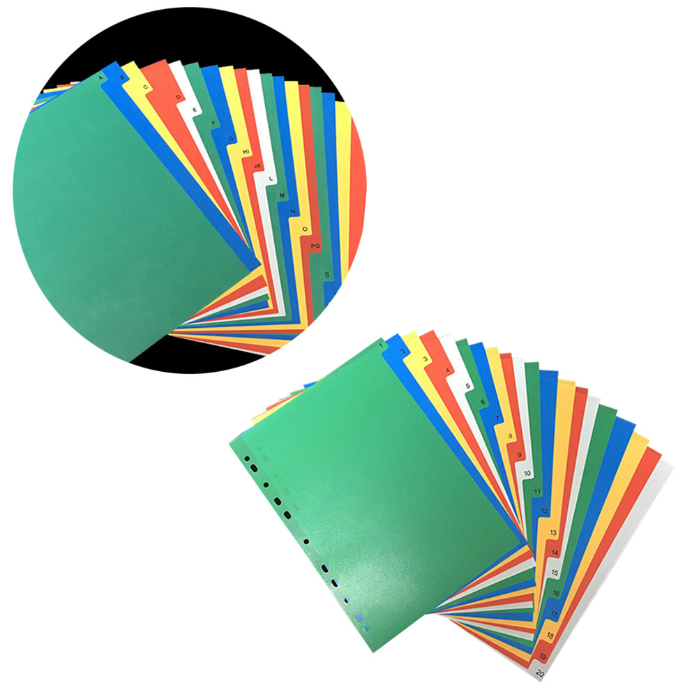 40Pcs A4 Multi-Color Classifie - Tab Divider A4 บทวิจารณ์และราคา