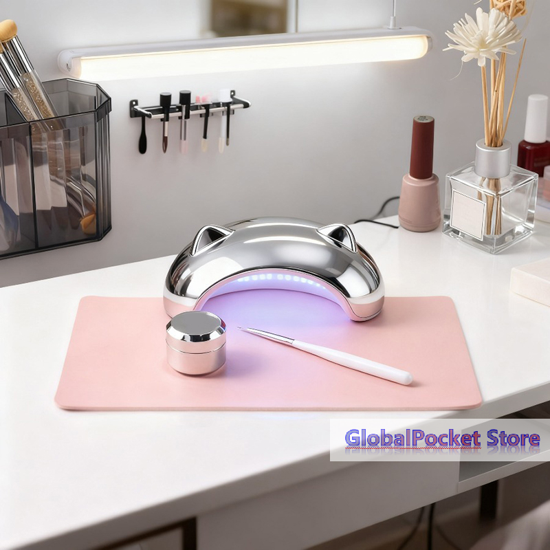 [TG823]Foldable Nail Art Table - Leather Desk Pad บทวิจารณ์และราคา