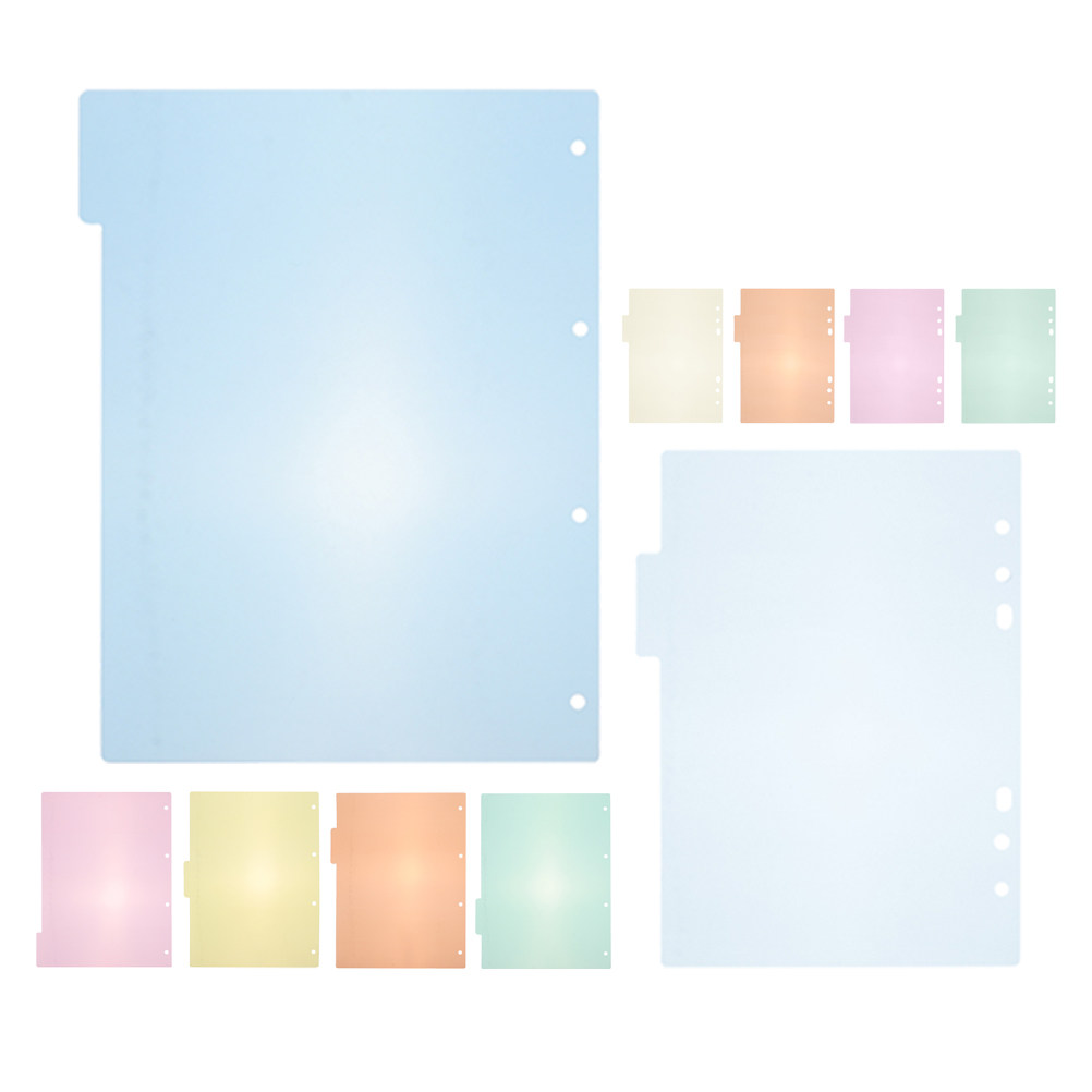 1Set Binder Dividers Plastic P - Tab Divider A4 บทวิจารณ์และราคา