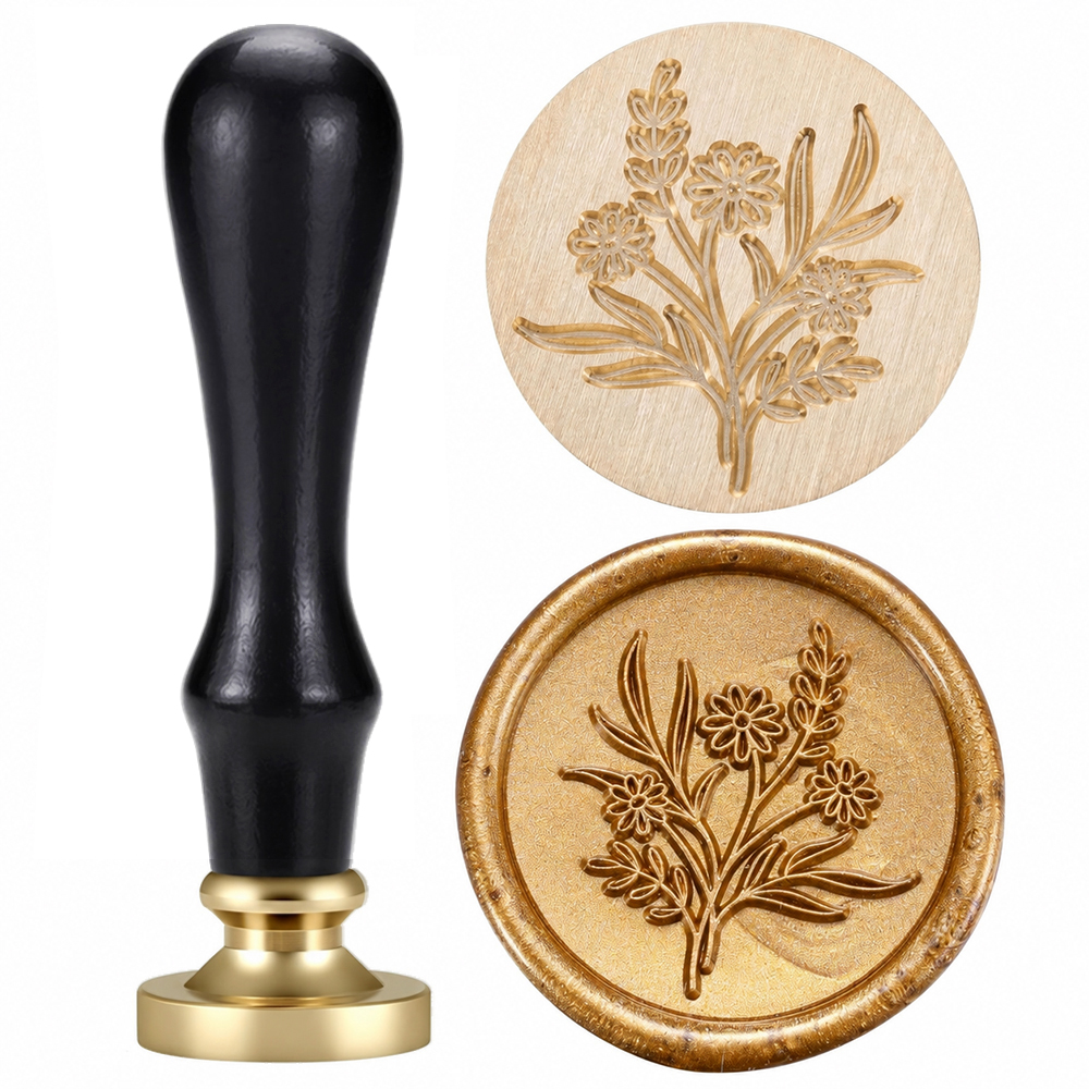 Wax Seal Stamp Set Flower Plan - Wax Seal Stamp Set บทวิจารณ์และราคา