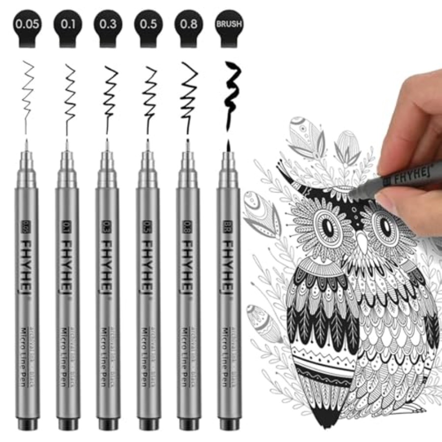 Micro Fineliner Drawing Art Pe - Archive Box Set บทวิจารณ์และราคา