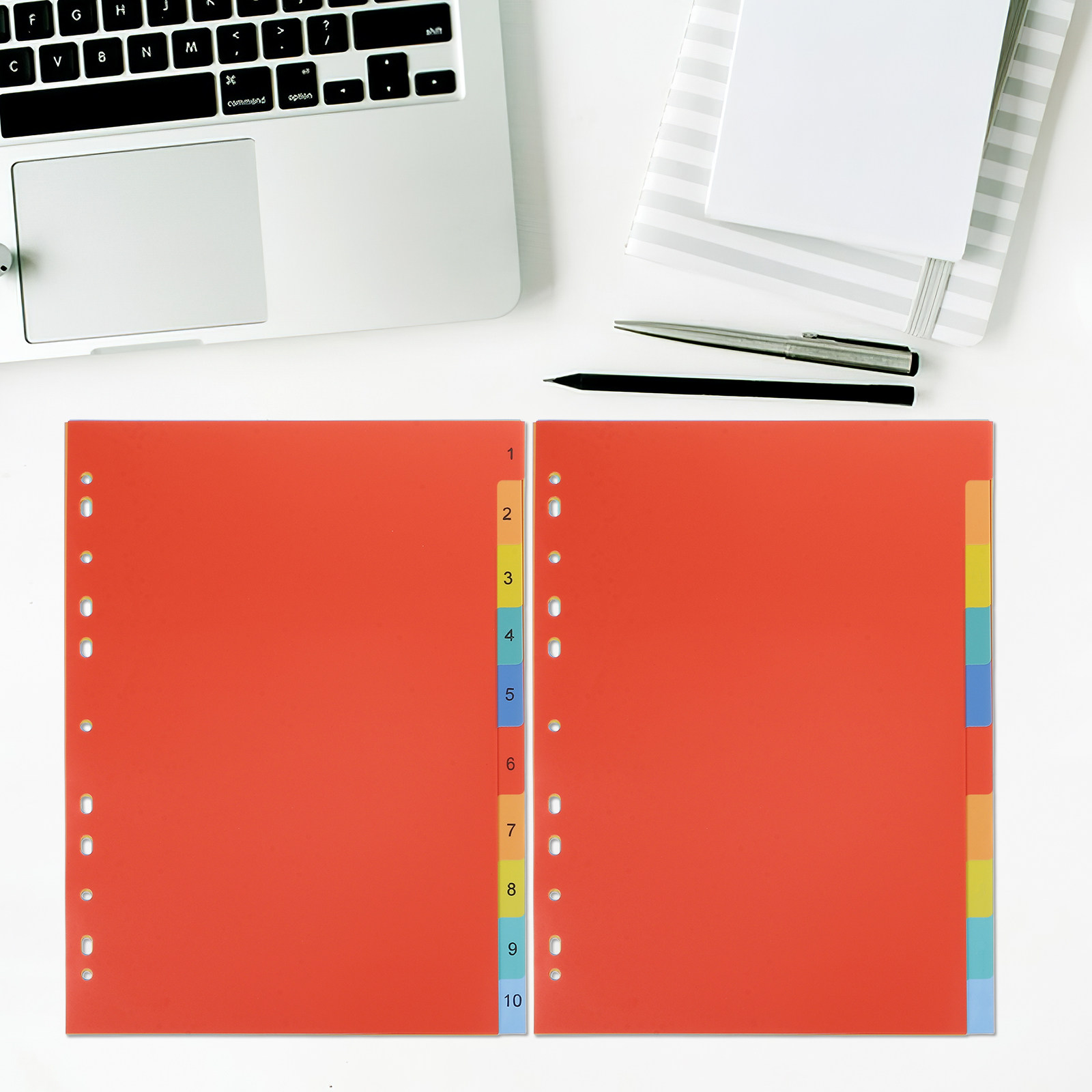 2Sets A4 Binder Dividers PP Pl - Tab Divider A4 บทวิจารณ์และราคา